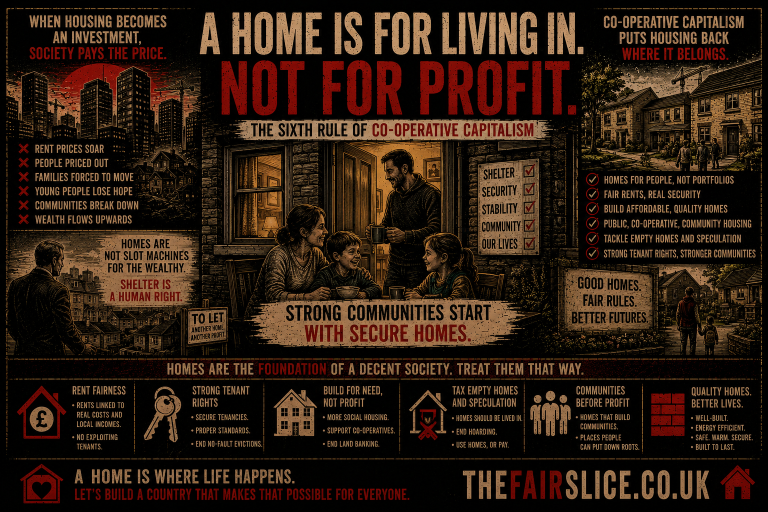 Homes Are for Living In, Not Harvesting Rent