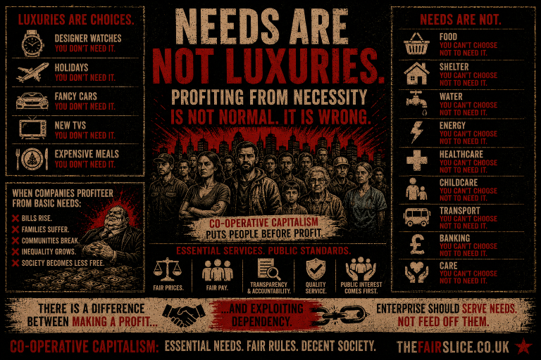 Essential Services Should Not Be Cash Cows