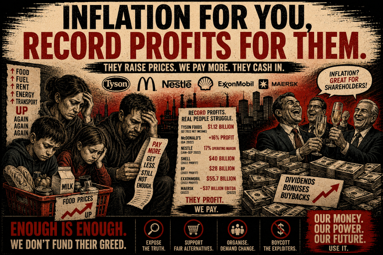 Inflation for You, Record Profits for Them
